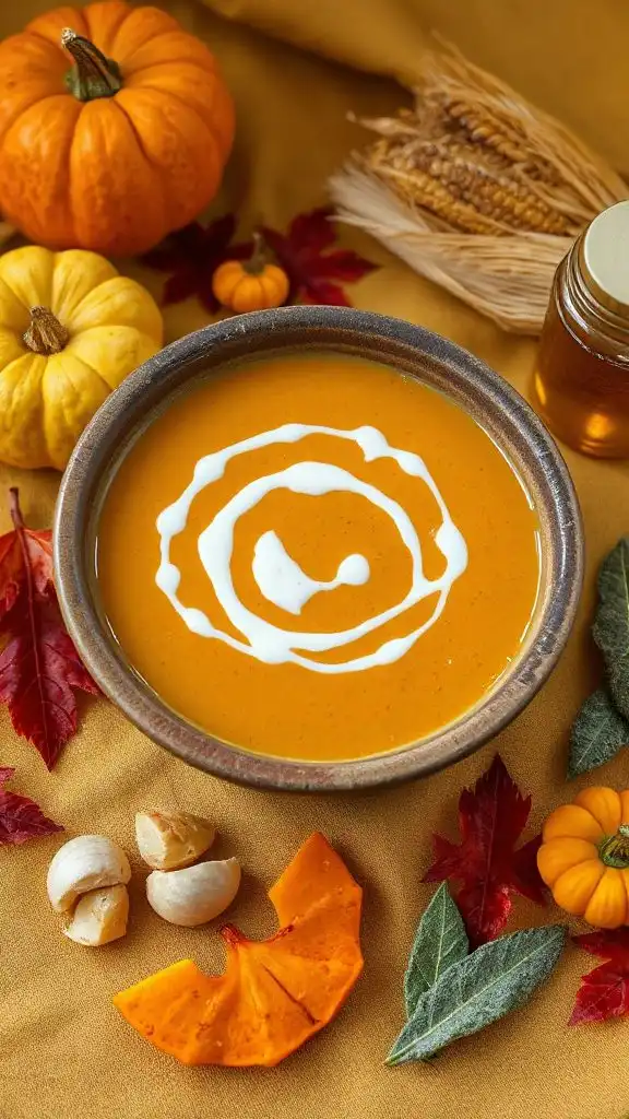 creamy vegan pumpkin soup