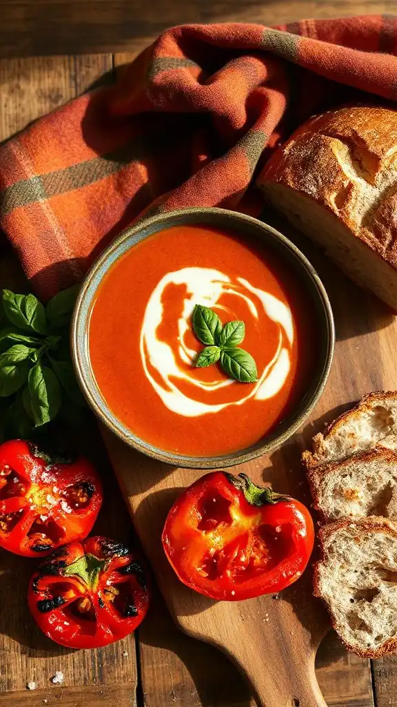 creamy vegan tomato soup