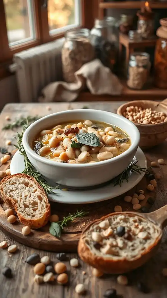 creamy white bean stew