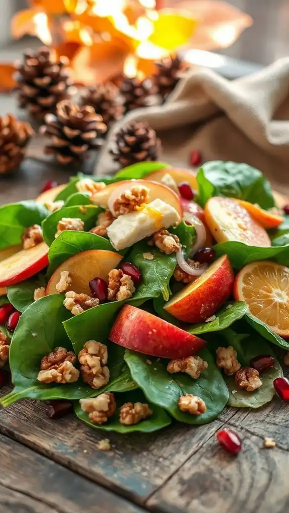 crisp apple walnut salad