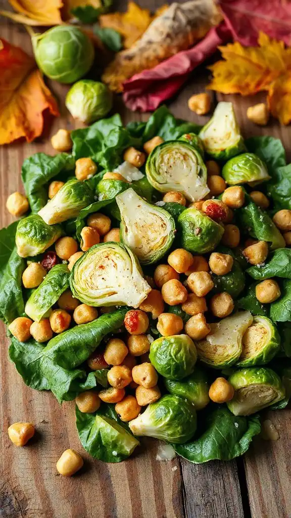 crispy brussels sprout salad