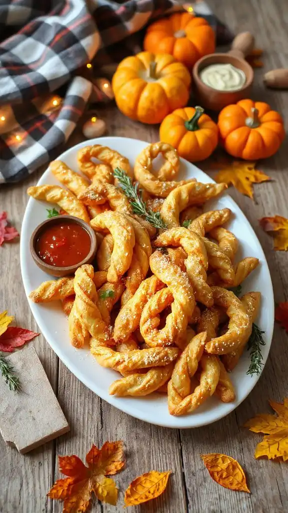 crispy garlic parmesan straws