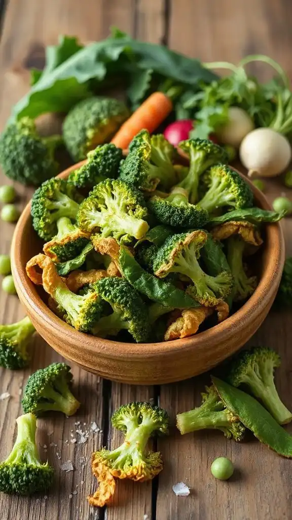 crispy healthy broccoli snack