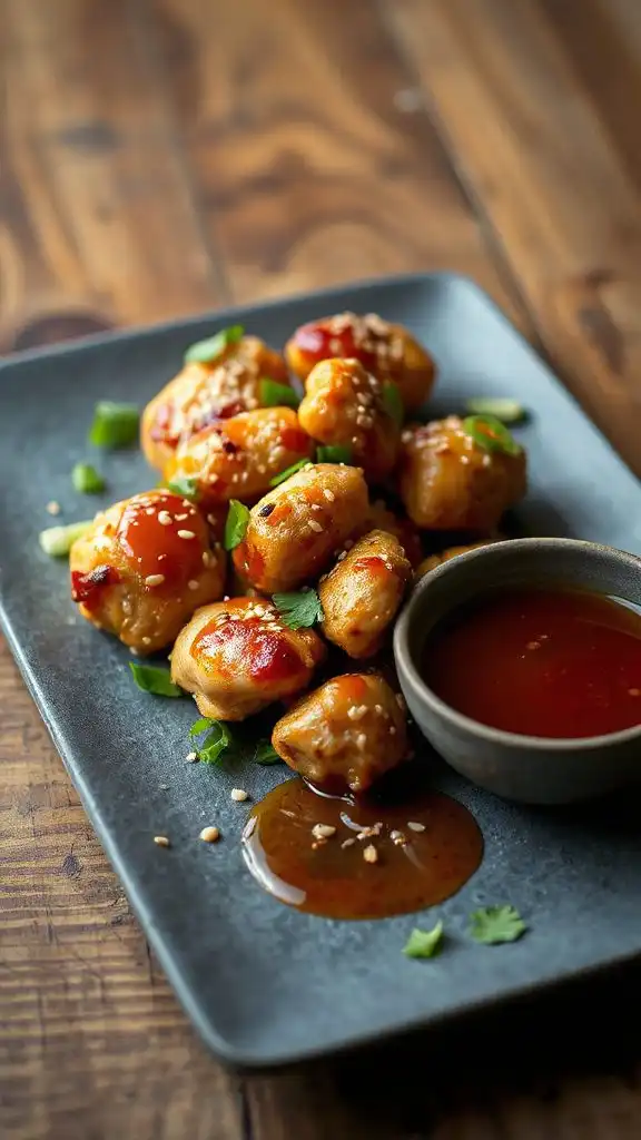 crispy sesame chicken bites crispy sesame chicken bites