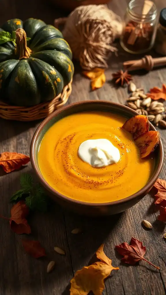 curried acorn squash soup