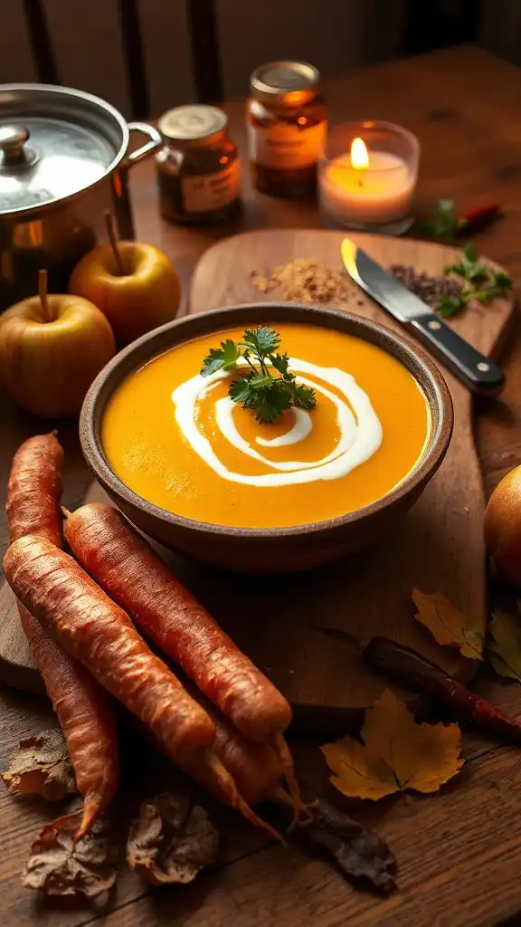 curried apple carrot soup curried apple carrot soup