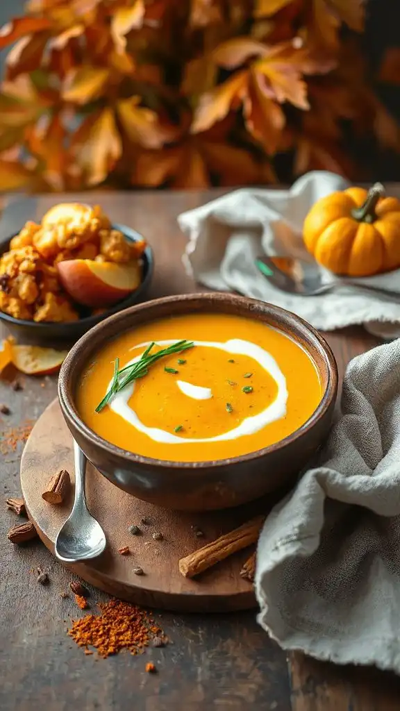 curried apple cider soup