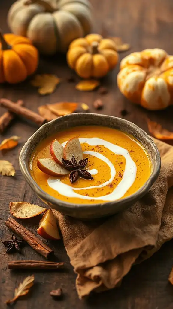 curried apple parsnip soup