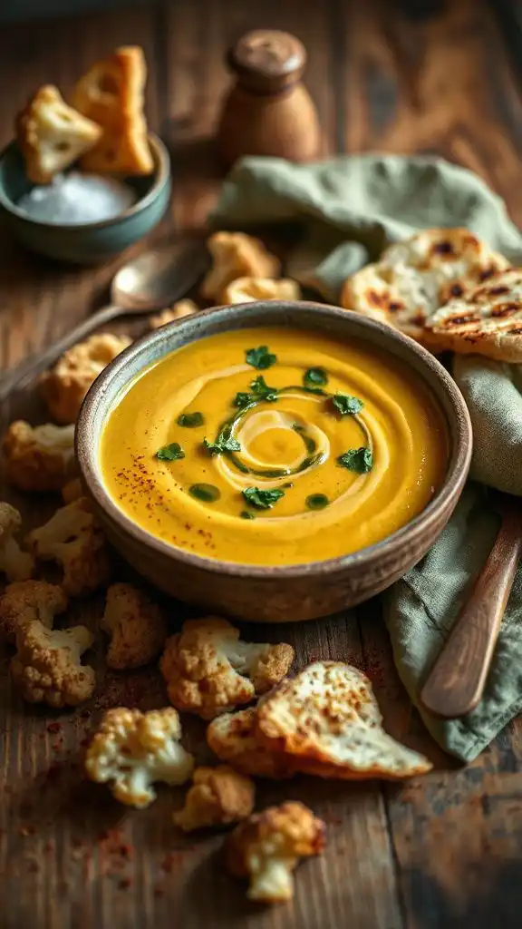 curried cauliflower soup recipe