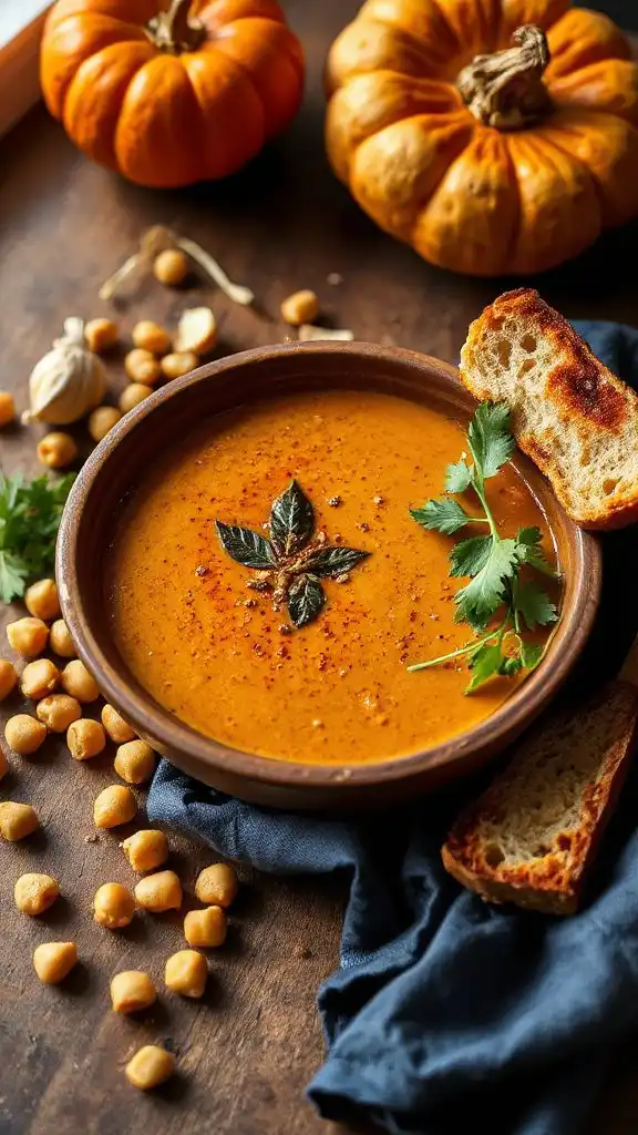 curried chickpea tomato soup