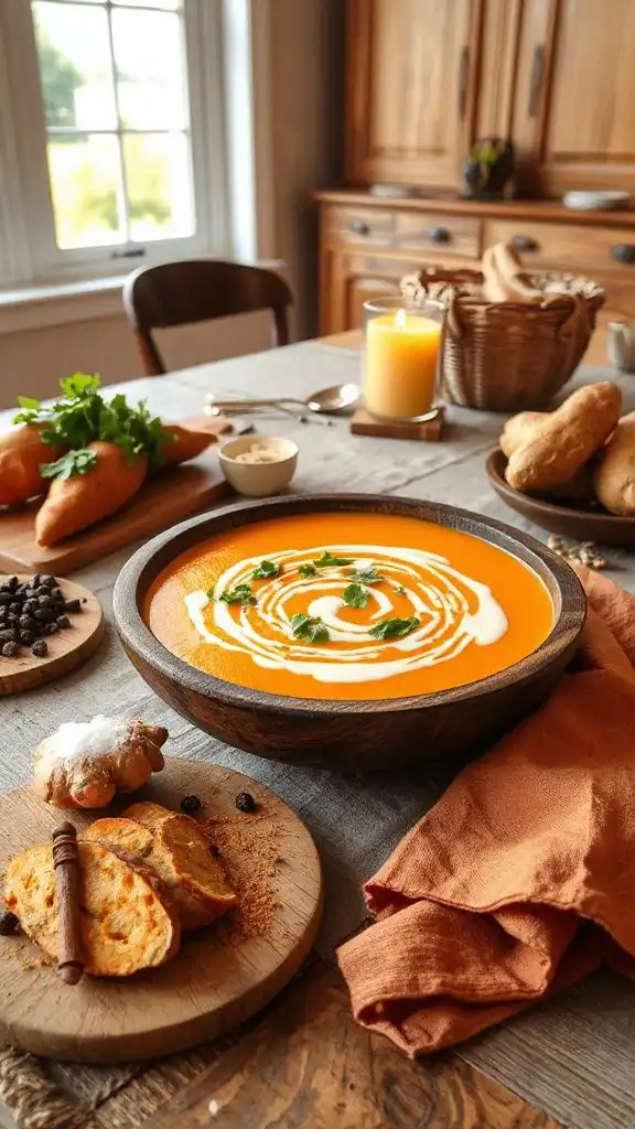 curried ginger sweet potato soup curried ginger sweet potato soup