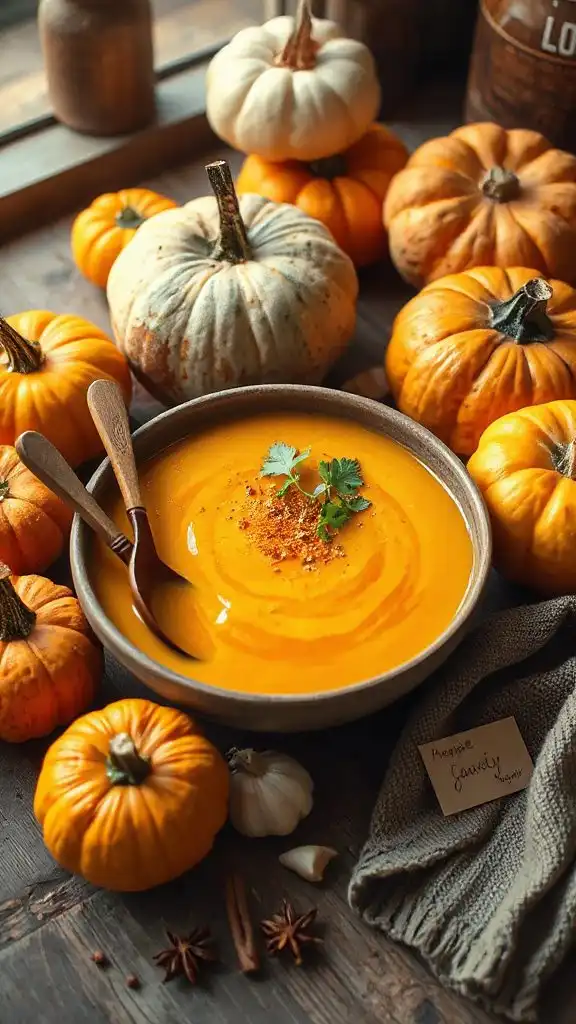 curried maple pumpkin soup