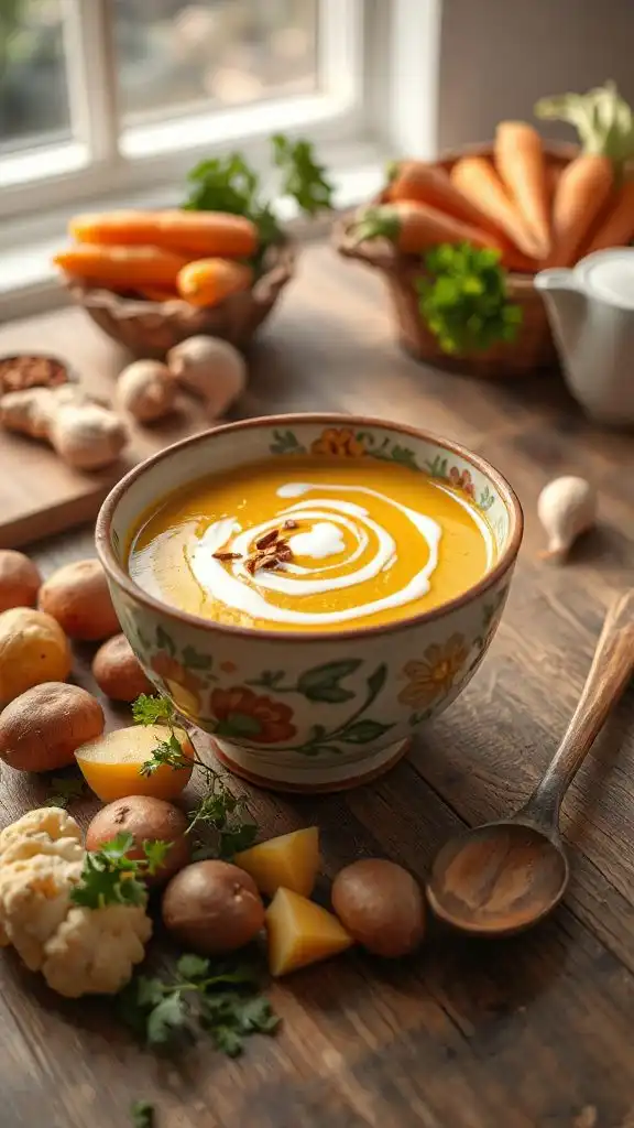 curried potato cauliflower soup