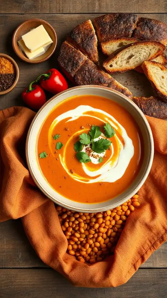 curried red pepper soup
