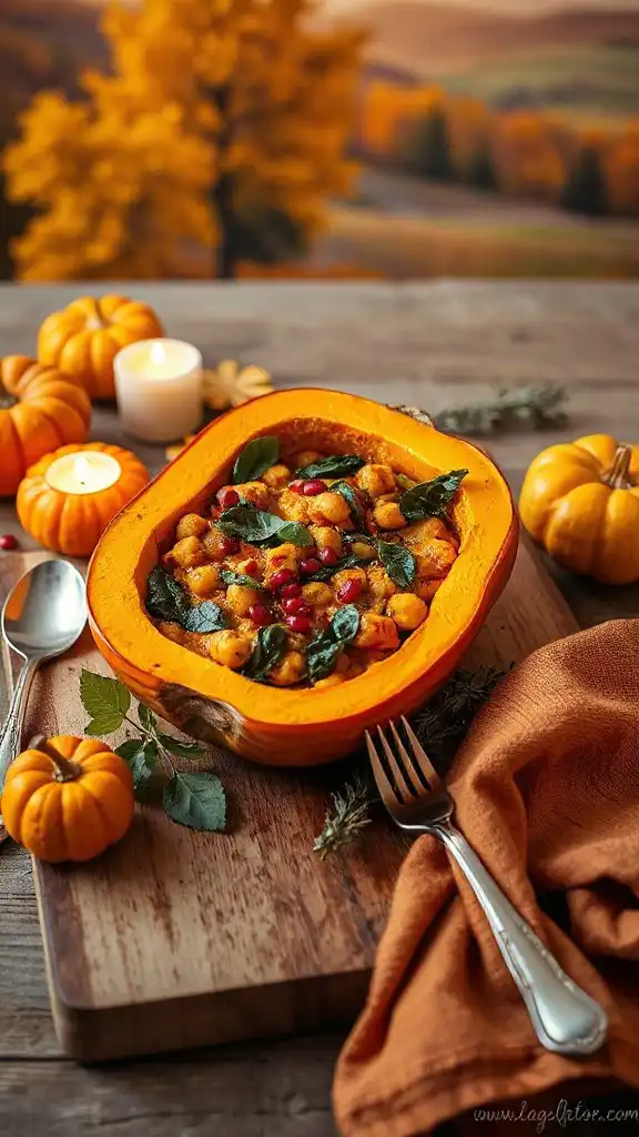 curried squash chickpea stew