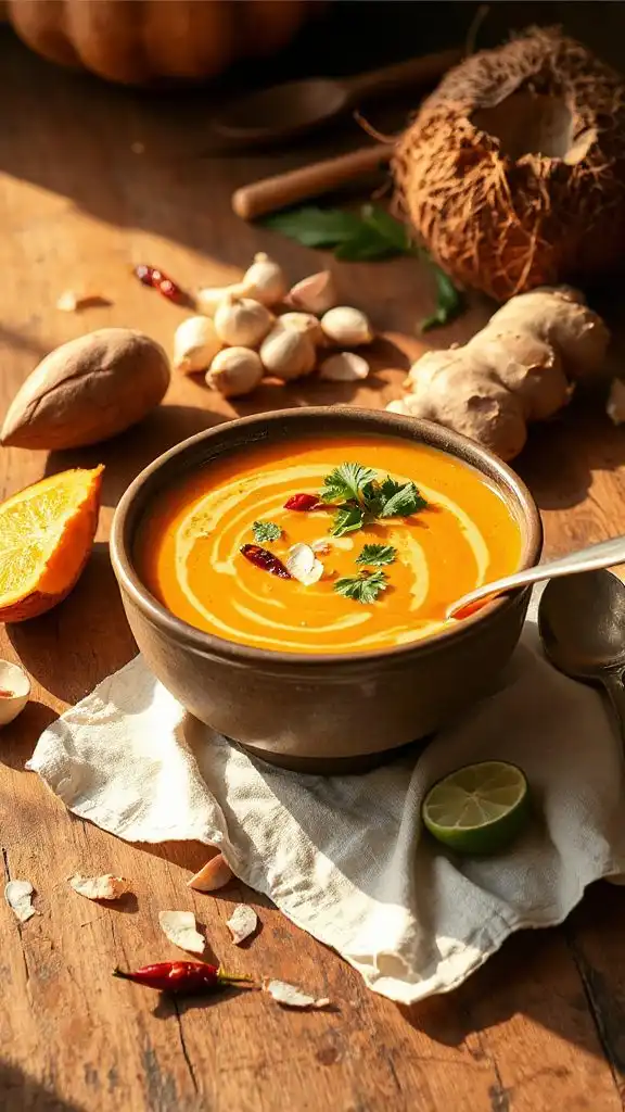 curried sweet potato soup