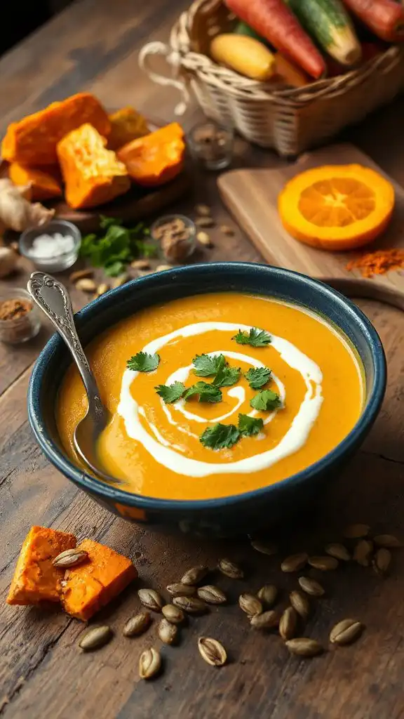 curried sweet potato soup