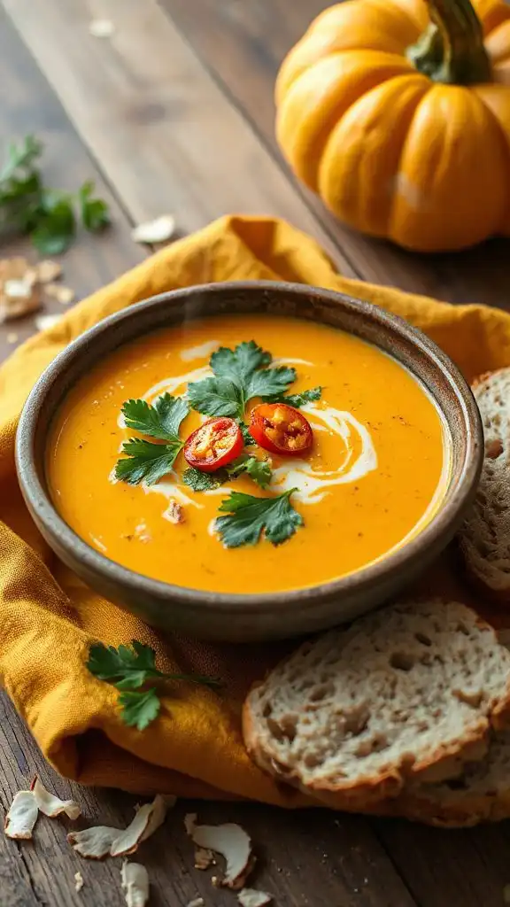 curry spiced pumpkin stew