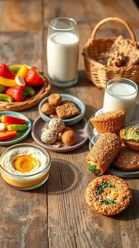 dairy free school snack options