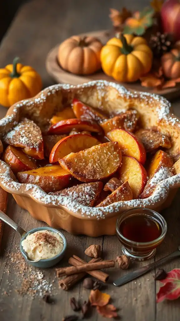 decadent apple cinnamon bake