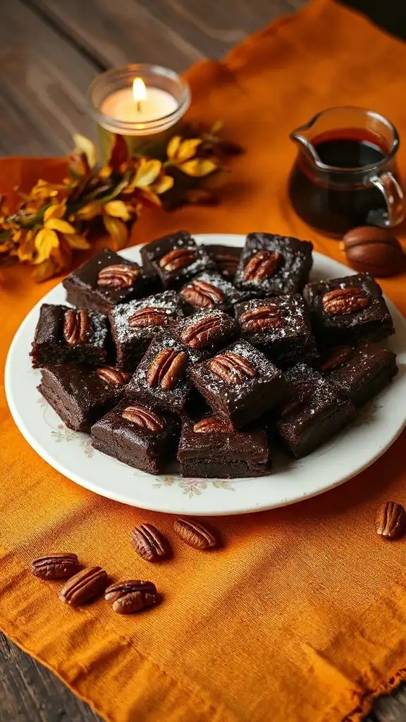 decadent chocolate pecan brownies