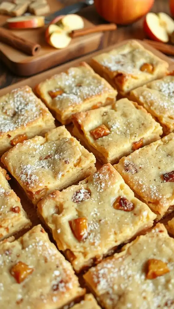 delicious apple dessert bars