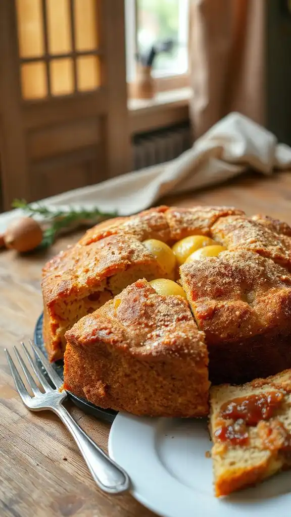delicious apple infused pound cake