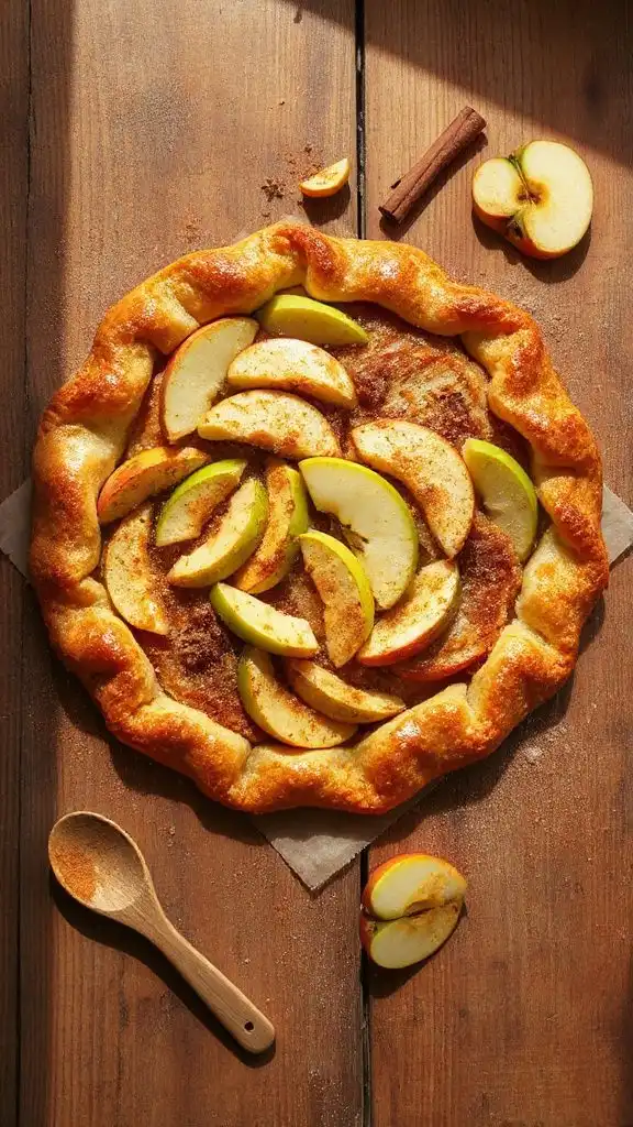 delicious apple slab pie