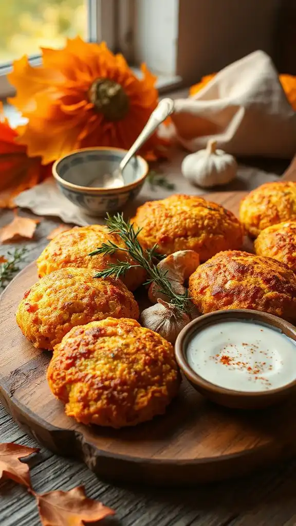 delicious baked squash fritters