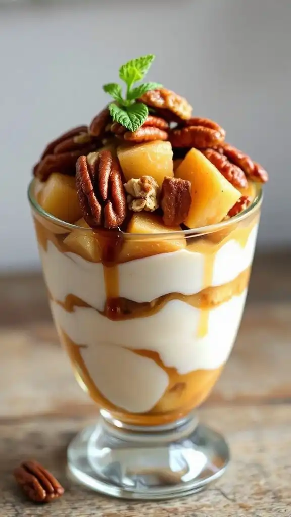 delicious layered yogurt parfait