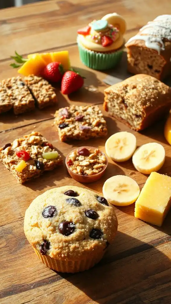 delicious lunchbox baked goods