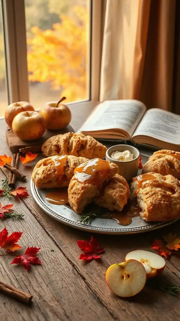 delicious maple apple scones