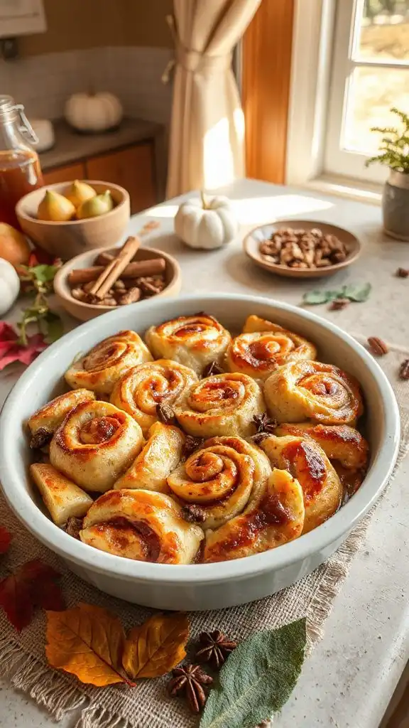 delicious pear cinnamon casserole