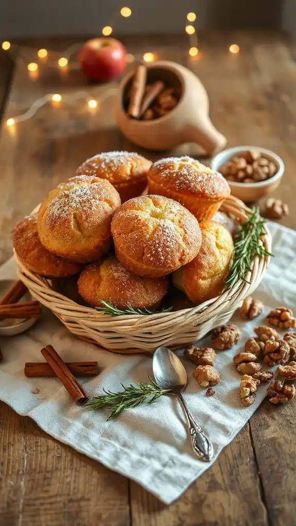 delicious spiced apple muffins