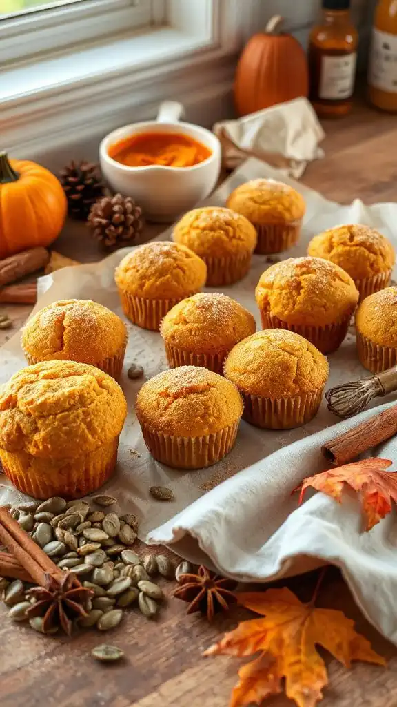delicious vegan pumpkin muffins