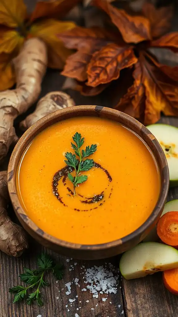 delicious warming ginger soup delicious warming ginger soup