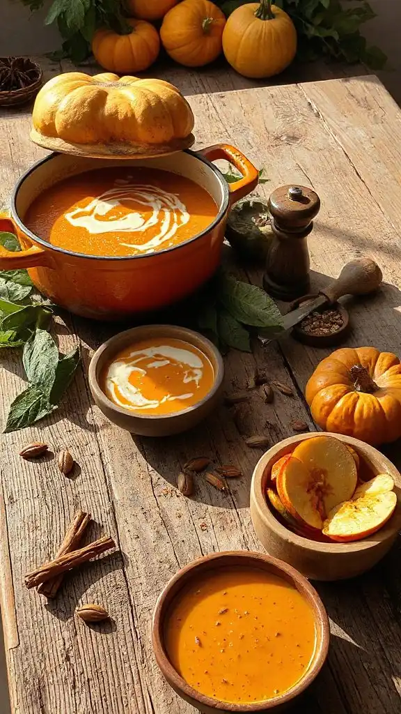 delightful fall pumpkin soup