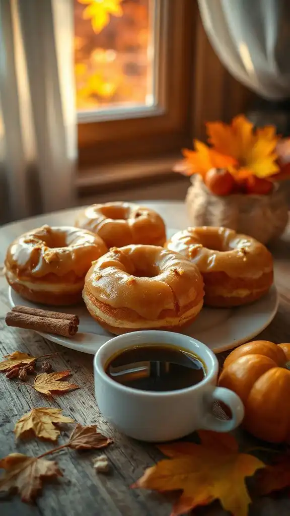 delightful maple glazed donuts