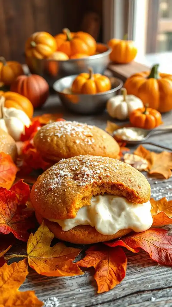 double layer pumpkin desserts