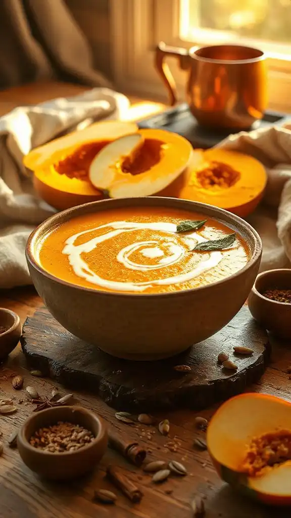 earthy sweet warming soup