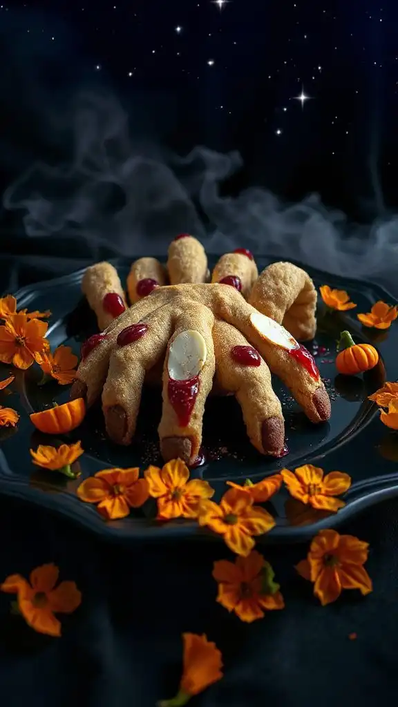 eerie halloween themed appetizer recipe