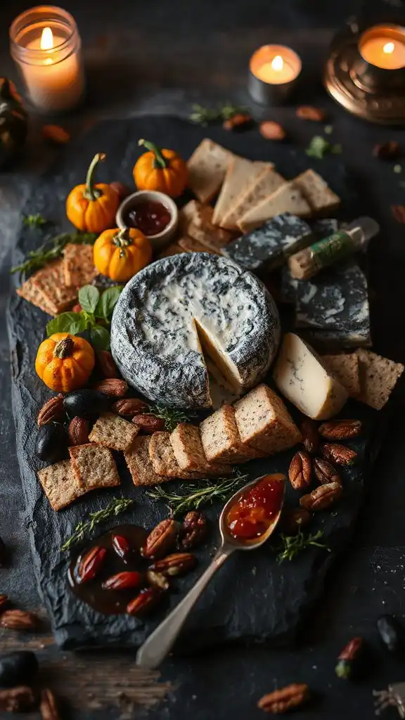 elegant haunted cheese board