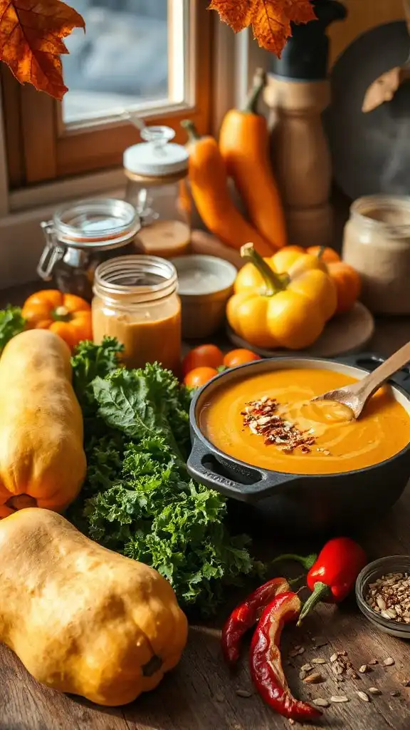 elevate soups with nut butters