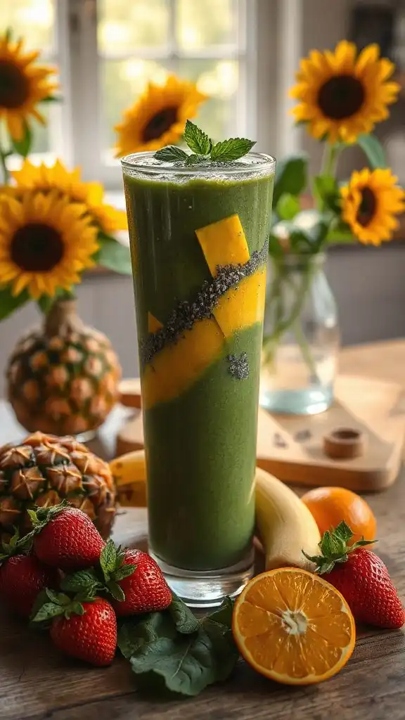 energizing green smoothie recipe