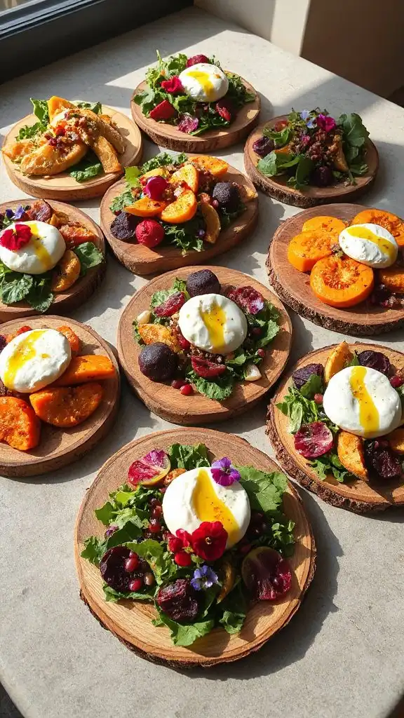 fall burrata salad recipes