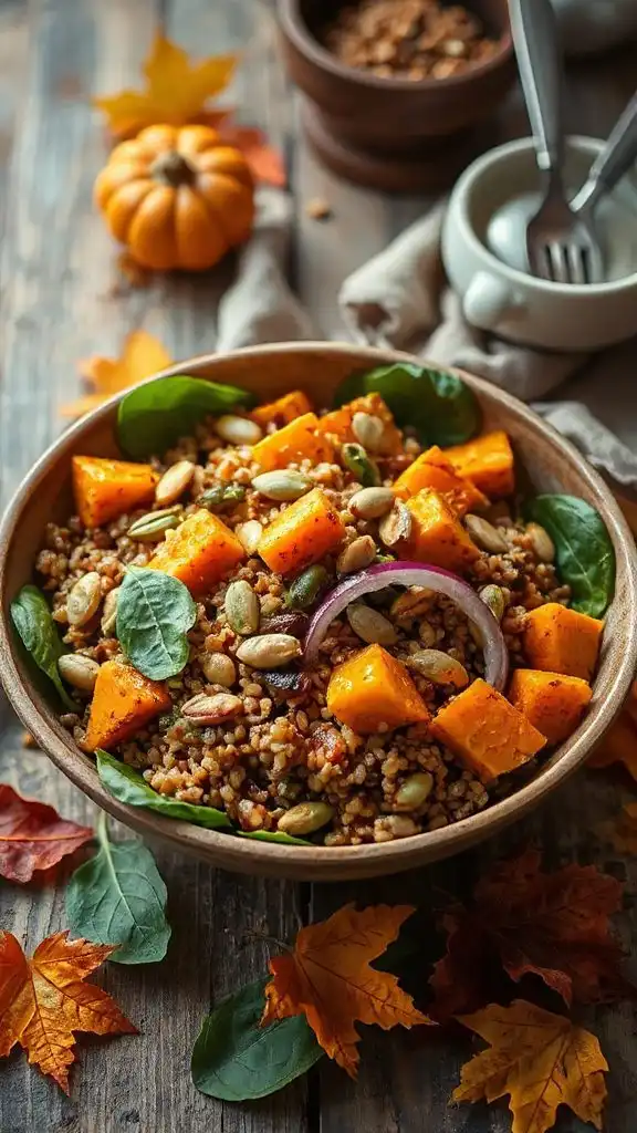 fall farro salad recipe