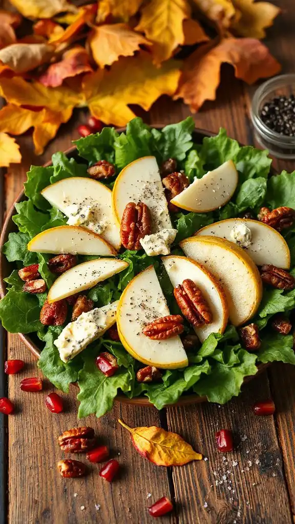 fall flavors in salad