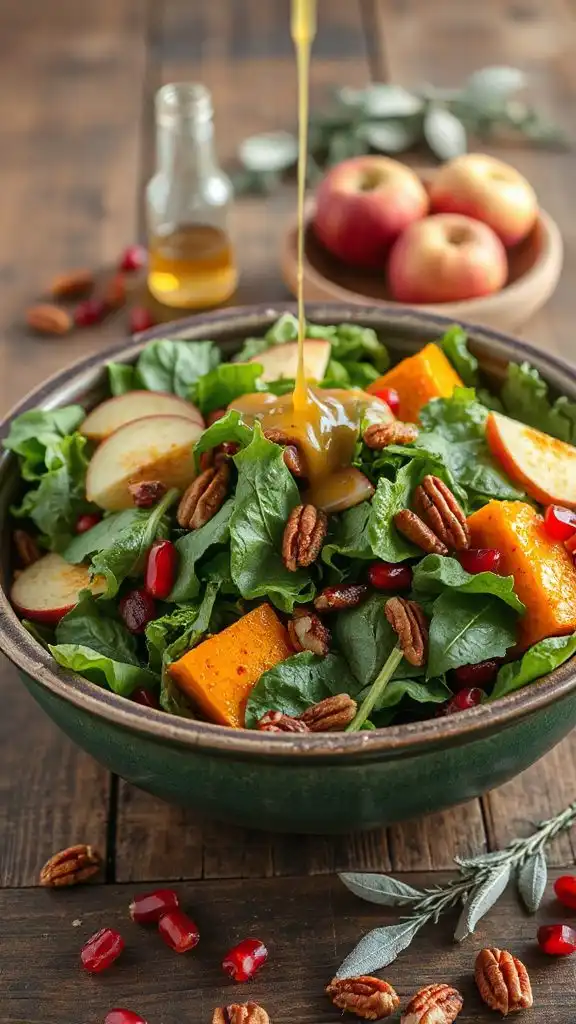 fall flavors in salad