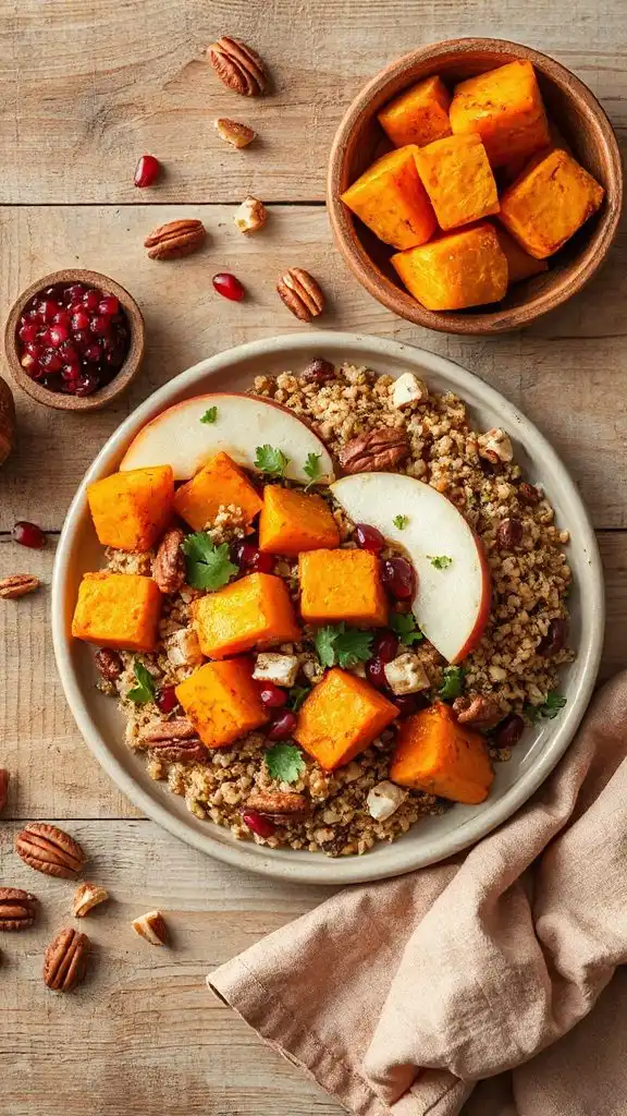 fall harvest grain salad