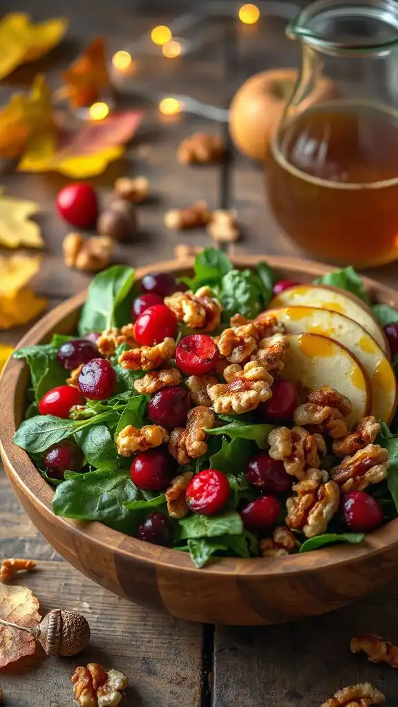 fall inspired apple salad